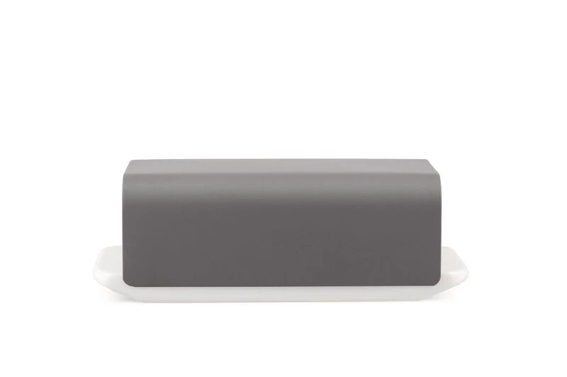 Alessi Mattina Butter Dish, Dark Grey 4 Alessi Mattina Butter Dish, Dark Grey - Image 2