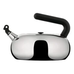 Alessi Bulbul Kettle, Steel - Black -Kitchenware Store 0004 AC100 2 1x1 A4 3500pxl