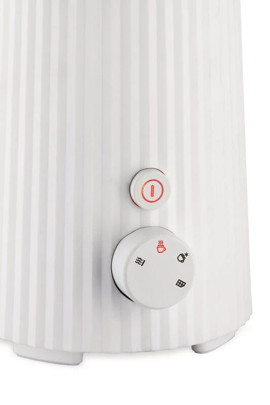 Alessi Plissé Milk Frother, White 5 Alessi Plissé Milk Frother, White - Image 3