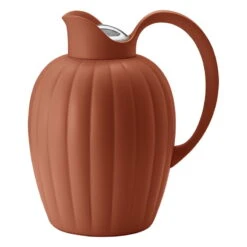 Georg Jensen Bernadotte Thermo Jug, 1 L, Terracotta