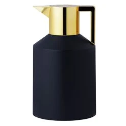 Normann Copenhagen Geo Vacuum Jug 1,5 L, Black - Gold