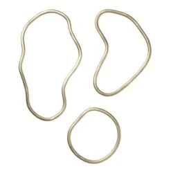 Ferm LIVING Pond Trivet, Set Of 3, Brass
