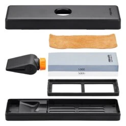 Fiskars Fiskars Premium Whetstone Sharpener -Kitchenware Store 1058937 Fiskars Premium Whetstone sharpener set parts 2