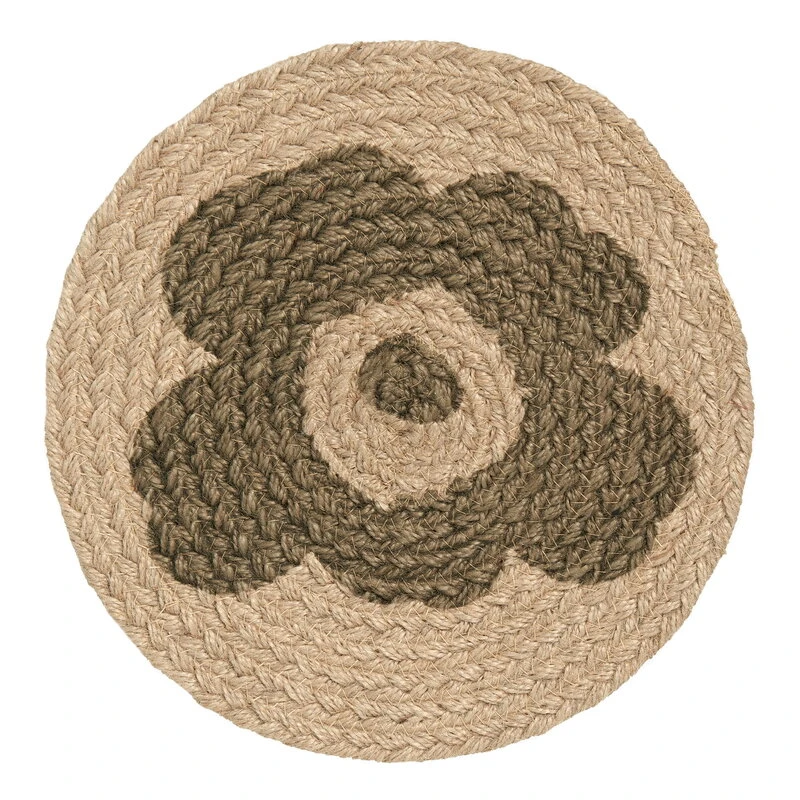 Marimekko Unikko Trivet, Jute 3 Marimekko Unikko Trivet, Jute