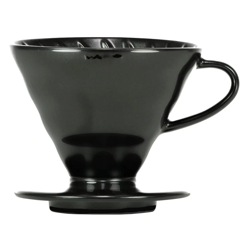 Hario Hario V60 Coffee Dripper Size 02, Matt Black Porcelain 3 Hario Hario V60 Coffee Dripper Size 02, Matt Black Porcelain