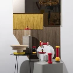 Alessi Sottsass Grinder, Small, Black - Yellow - Red -Kitchenware Store 18 Alessi groupage Twergi e Sottsass 2000x2000