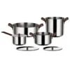 Alessi Edo Cookware Set, 4 Pots With 3 Lids -Kitchenware Store 1Alessi Edo EK