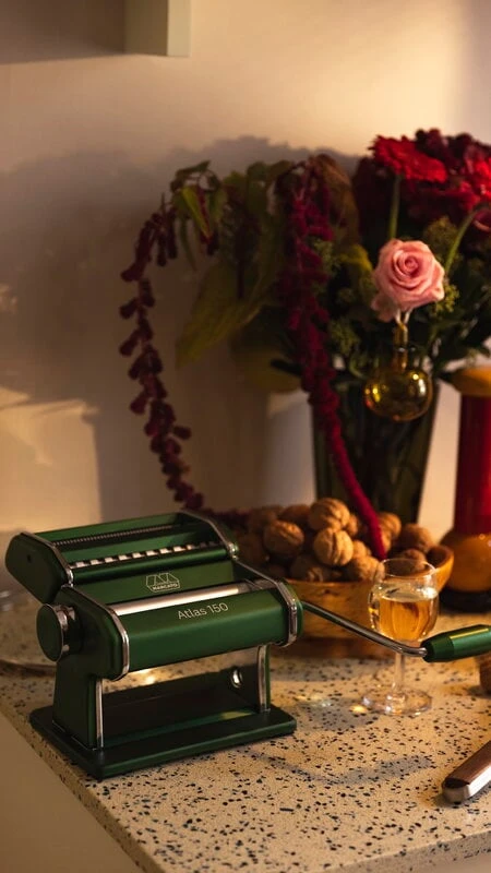 Marcato Atlas 150 Pasta Maker, Green 8 Marcato Atlas 150 Pasta Maker, Green - Image 6