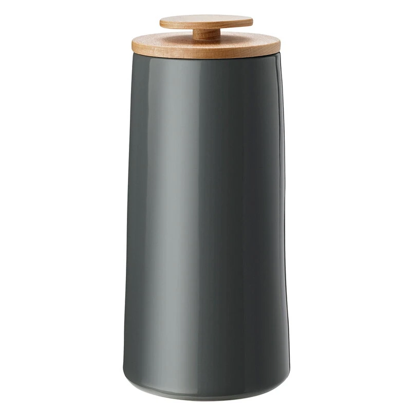 Stelton Emma Storage Jar, Large, Dark Grey 3 Stelton Emma Storage Jar, Large, Dark Grey