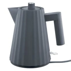 Alessi Plissé Electric Kettle 1 L, Grey