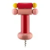 Alessi Sottsass Corkscrew, Red - Pink - Yellow -Kitchenware Store 26 Alessi 21 TH