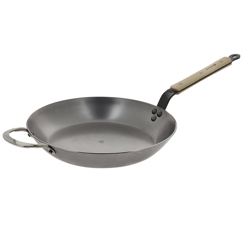 De Buyer Mineral B Bois Frying Pan, 32 Cm 3 De Buyer Mineral B Bois Frying Pan, 32 Cm