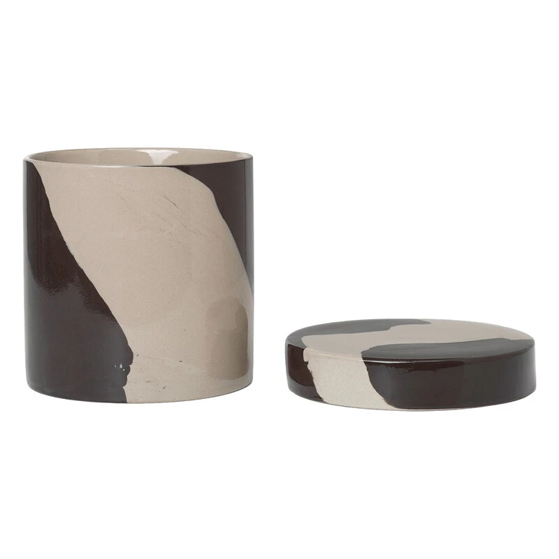 Ferm LIVING Inlay Container, L, Sand - Brown 4 Ferm LIVING Inlay Container, L, Sand - Brown - Image 2