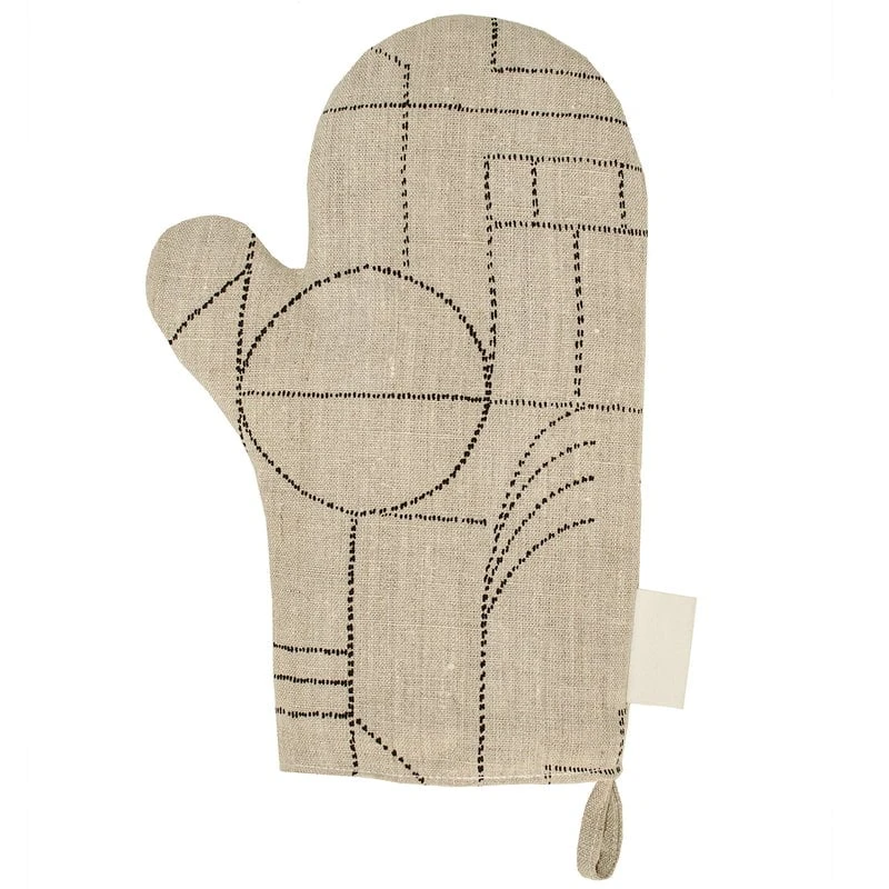 Saana Ja Olli Unien Talo Oven Mitten, Beige 3 Saana Ja Olli Unien Talo Oven Mitten, Beige