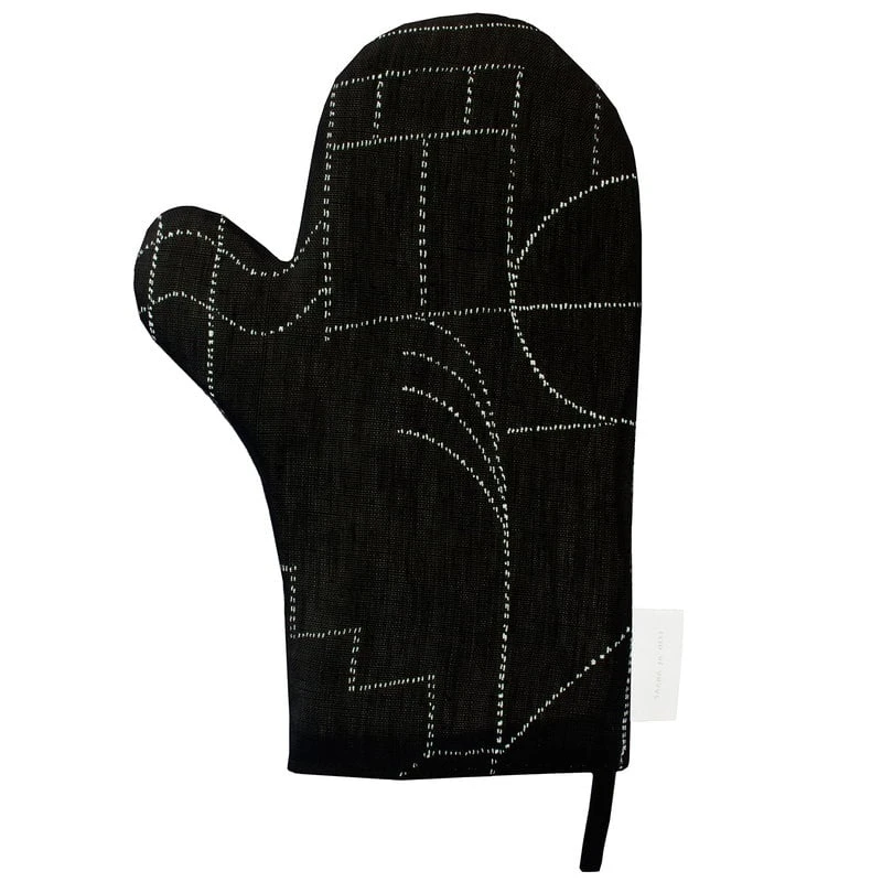 Saana Ja Olli Unien Talo Oven Mitten, Black 3 Saana Ja Olli Unien Talo Oven Mitten, Black