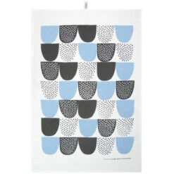 Kauniste Sokeri Tea Towel, Light Blue
