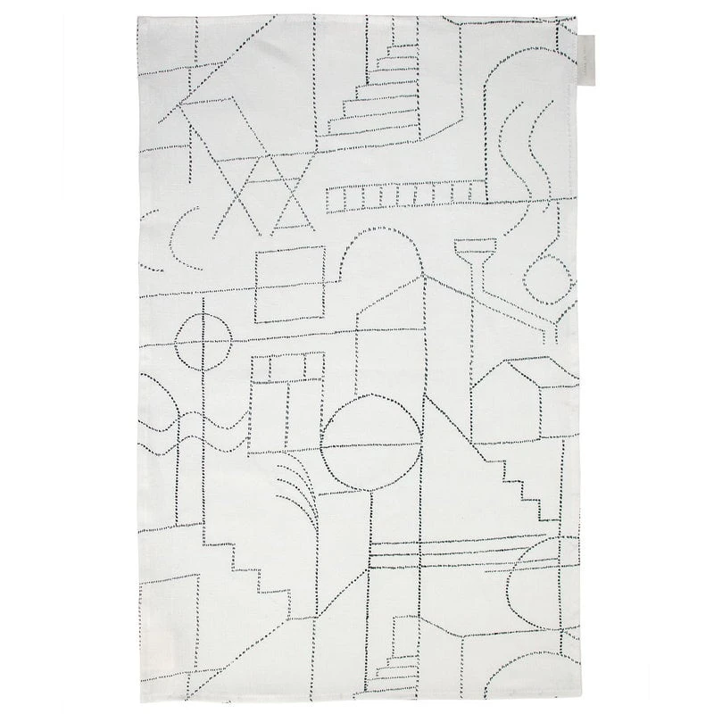 Saana Ja Olli Unien Talo Tea Towel/placemat, White 2 Saana Ja Olli Unien Talo Tea Towel/placemat, White