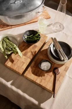 Ferm LIVING Chess Cutting Board, Rectangle, Small 9 Ferm LIVING Chess Cutting Board, Rectangle, Small -Kitchenware Store 39 0785 1