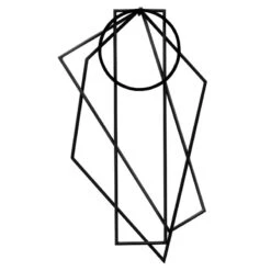 Valerie_objects Trivets, 4 Pcs, Lacquered Steel, Black