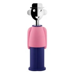 Alessi Alessandro M. Corkscrew, Pink - Blue
