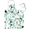 Kauniste Tutti Frutti Apron, Light Green 1 Kauniste Tutti Frutti Apron, Light Green -Kitchenware Store 56Kauniste 19 TH