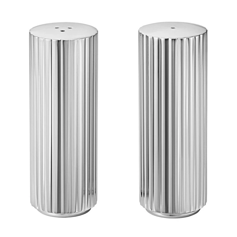 Georg Jensen Bernadotte Salt And Pepper Shaker, 2 Pcs 3 Georg Jensen Bernadotte Salt And Pepper Shaker, 2 Pcs