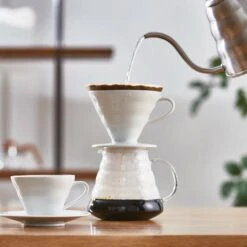 Hario Hario V60 Coffee Dripper Size 02, White Porcelain -Kitchenware Store 6e21d36a 16b3 4d6b 9409 45221d1e09fe