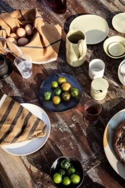 Ferm LIVING Hale Tea Towel, Sugar Kelp - Black -Kitchenware Store 70 1589