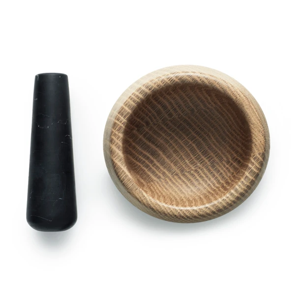 Normann Copenhagen Craft Mortar And Pestle, Black 4 Normann Copenhagen Craft Mortar And Pestle, Black - Image 2