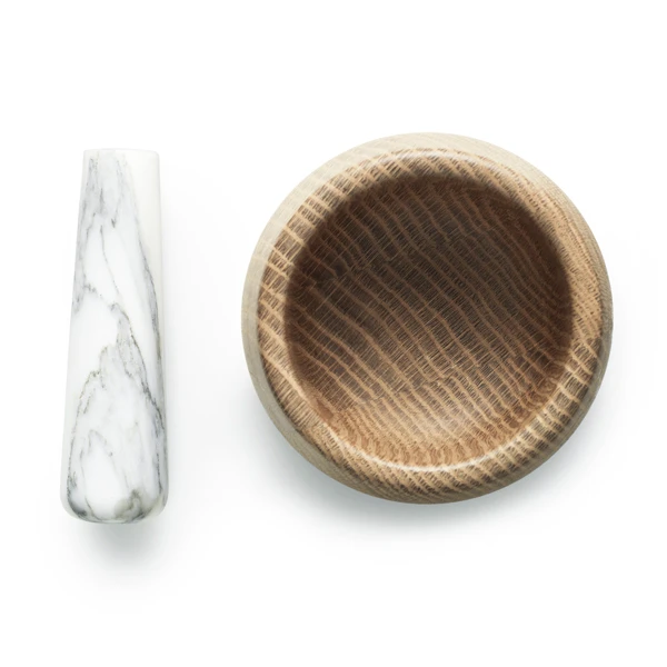 Normann Copenhagen Craft Mortar And Pestle, White 4 Normann Copenhagen Craft Mortar And Pestle, White - Image 2