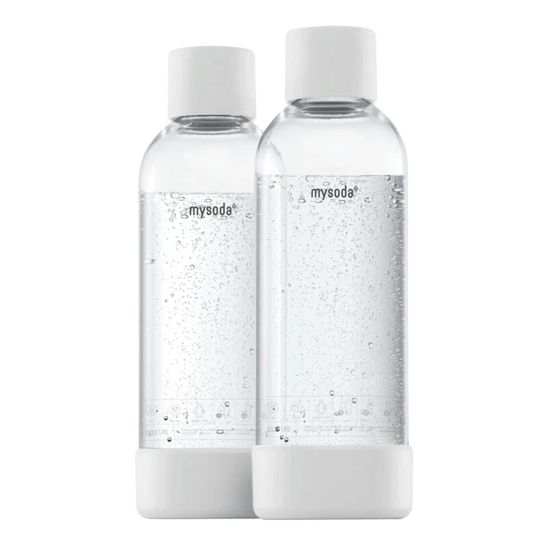 Mysoda Water Bottle 1 L, 2 Pcs, White 3 Mysoda Water Bottle 1 L, 2 Pcs, White