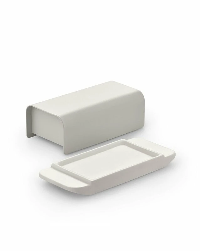 Alessi Mattina Butter Dish, Grey 4 Alessi Mattina Butter Dish, Grey - Image 2