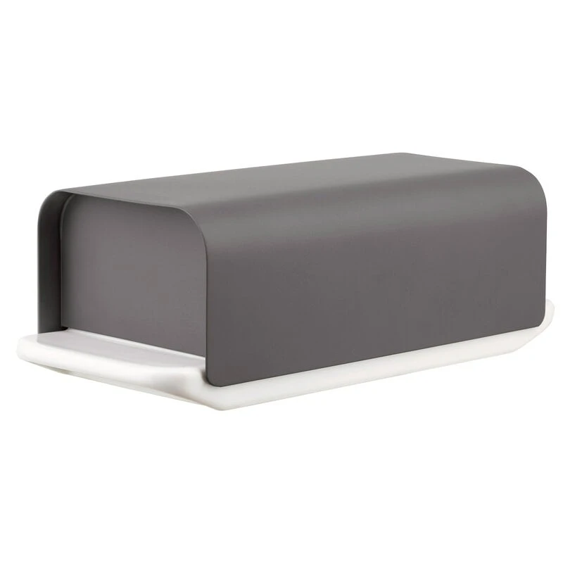 Alessi Mattina Butter Dish, Dark Grey 3 Alessi Mattina Butter Dish, Dark Grey