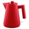 Alessi Plissé Electric Kettle, 1 L, Red 2 Alessi Plissé Electric Kettle, 1 L, Red -Kitchenware Store ALMDL06 1 R