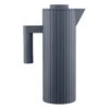 Alessi Plissé Thermo Insulated Jug, Grey -Kitchenware Store ALMDL12 G alessi plisse termoskannu harmaa