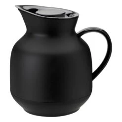 Stelton Amphora Vacuum Jug For Tea, 1 L, Soft Black