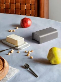 Alessi Mattina Butter Dish, Dark Grey 11 Alessi Mattina Butter Dish, Dark Grey -Kitchenware Store BG04 DG amb V