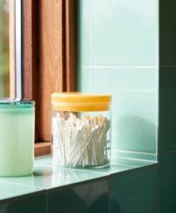 HAY Glass Jar, S, Jade Green -Kitchenware Store Borosilicate Jar M clear Borosilicate Jar S jade green