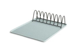 HAY Dish Drainer Tray, Light Blue -Kitchenware Store Dish Drainer Tray Light Blue w Rack Anthracite WB