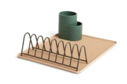 HAY Dish Drainer Rack, Anthracite -Kitchenware Store Dish Drainer Tray Powder w Rack Anthracite Cup WB