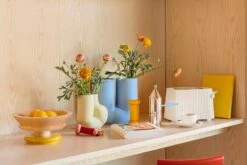 Alessi La Conica Manico Lungo Espresso Coffee Maker, Steel - Light Blue -Kitchenware Store FDS ruoka Alessi5