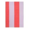 Ferm LIVING Hale Tea Towel, Red - Lilac -Kitchenware Store FL1104265371 ferm LIVING SS22 HaleTeaTowel Red Lilac 1104265371 KB