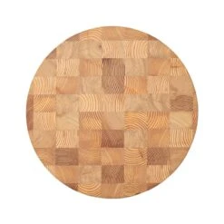 Ferm LIVING Chess Cutting Board, Round, Small