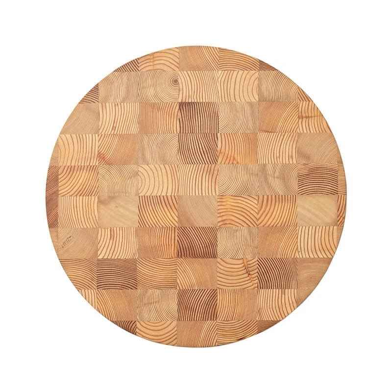 Ferm LIVING Chess Cutting Board, Round, Small 3 Ferm LIVING Chess Cutting Board, Round, Small