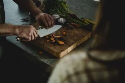 Fiskars Norden Large Cook's Knife 13 Fiskars Norden Large Cook's Knife -Kitchenware Store Fiskars Norden Large cooks knife chopping carrots 1026419