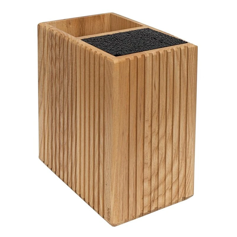 Heirol Woody Knife Block/utensil Holder, Ash 4 Heirol Woody Knife Block/utensil Holder, Ash - Image 2