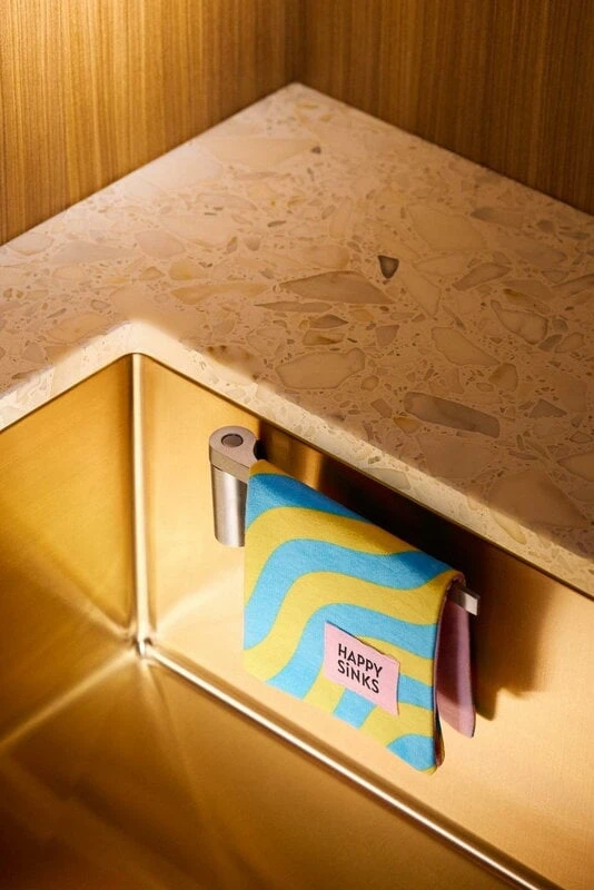 Happy Sinks Happy Sinks Dishcloth Holder, Steel 8 Happy Sinks Happy Sinks Dishcloth Holder, Steel - Image 6