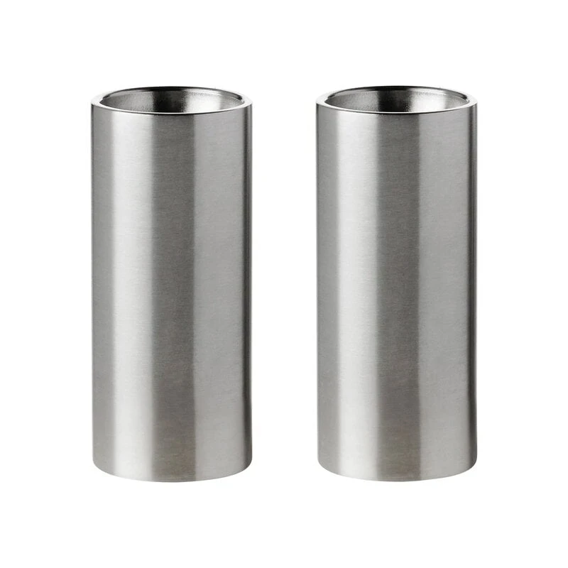 Stelton Arne Jacobsen Salt And Pepper Set, Steel 3 Stelton Arne Jacobsen Salt And Pepper Set, Steel