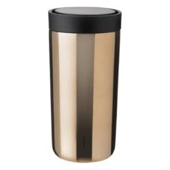 Stelton To Go Click Thermo Cup, Dark Gold