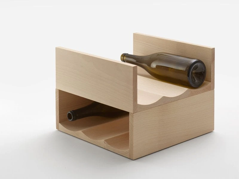 Mattiazzi Bibita Bottle Rack, Beech 4 Mattiazzi Bibita Bottle Rack, Beech - Image 2